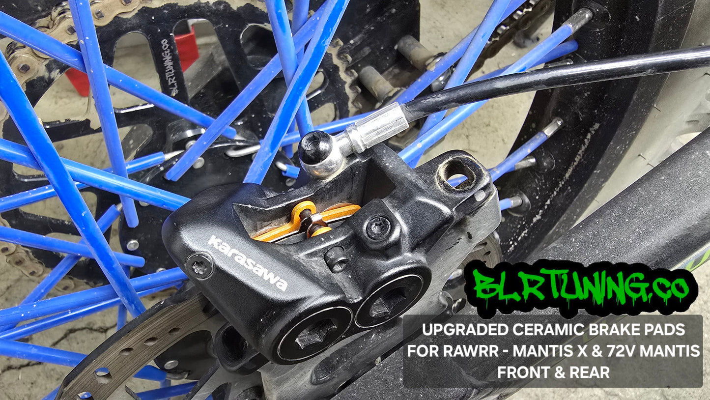 CERAMIC BRAKE PADS UPGRADE FOR RAWRR MANTIS X AND 72V MANTIS
