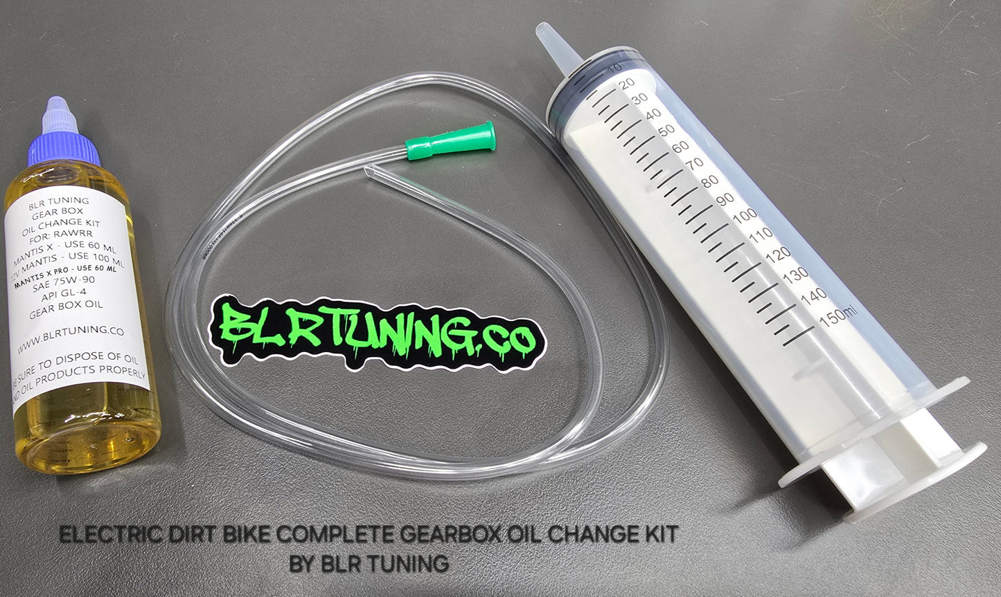 Electric Dirt Bike Gearbox Oil Change Kit – For RAWRR 72V Mantis - Mantis X - Mantis X Pro and More