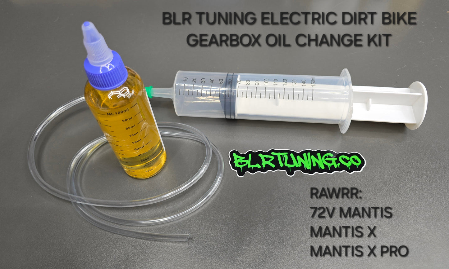 Electric Dirt Bike Gearbox Oil Change Kit – For RAWRR 72V Mantis - Mantis X - Mantis X Pro and More