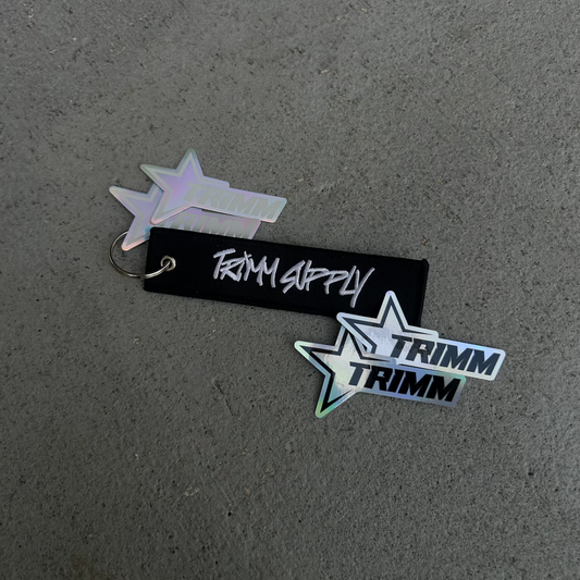 'AGTG' Graffiti Embroidered Keychain