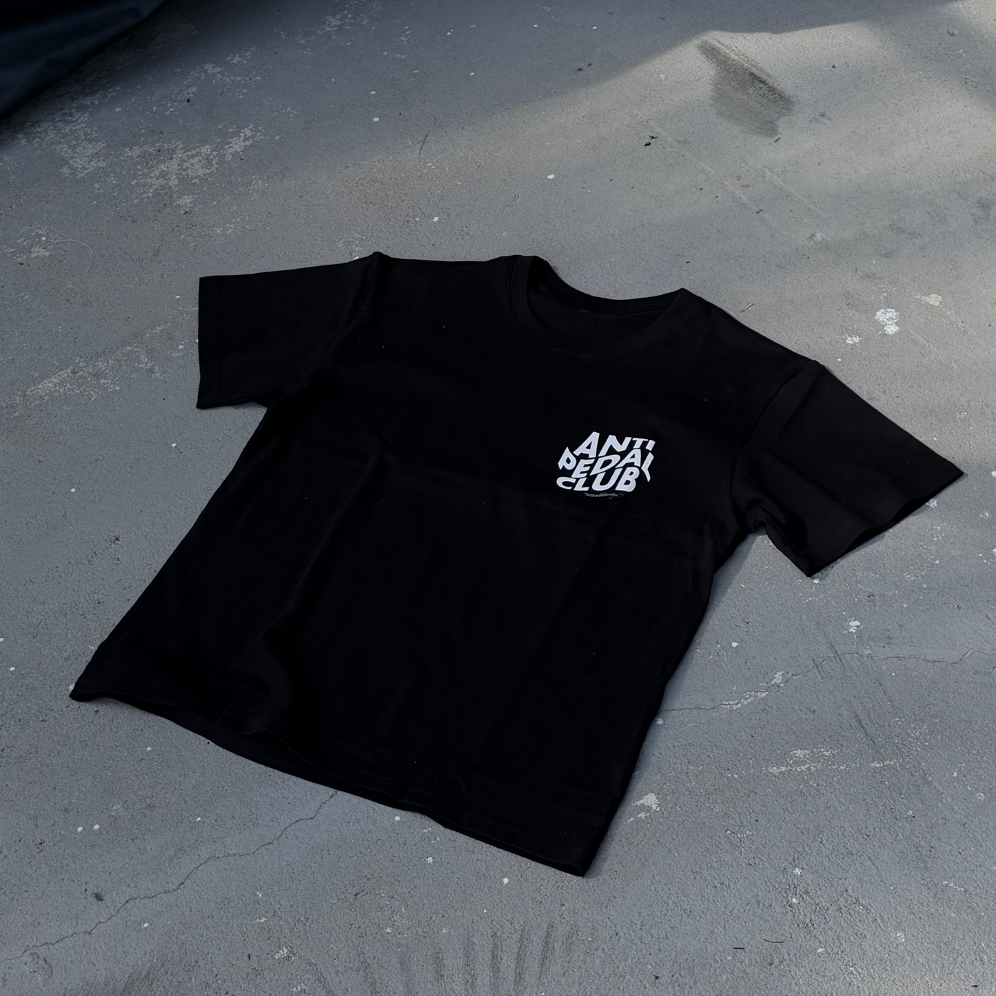 Trimm Supply 'ANTI PEDAL CLUB' Graphic T-Shirt - Black