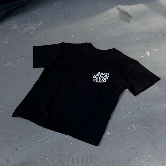 Trimm Supply 'ANTI PEDAL CLUB' Graphic T-Shirt - Black