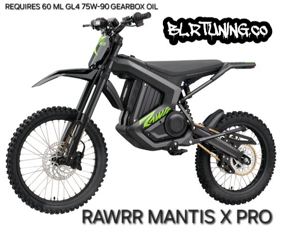 Electric Dirt Bike Gearbox Oil Change Kit – For RAWRR 72V Mantis - Mantis X - Mantis X Pro and More