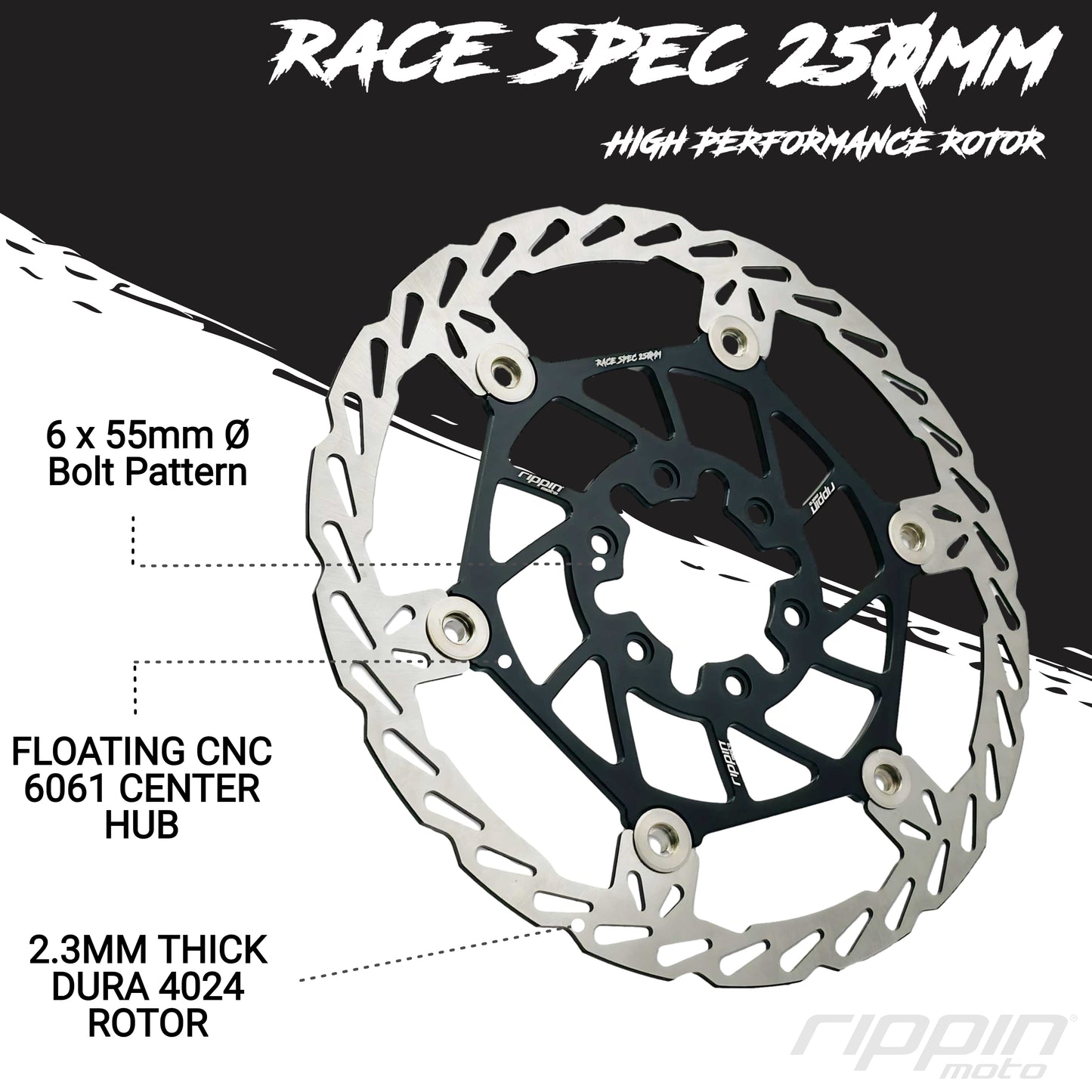 250mm Race Spec Oversize Brake Rotor [Rear] for Surron LBX & E-Ride PRO 2.0