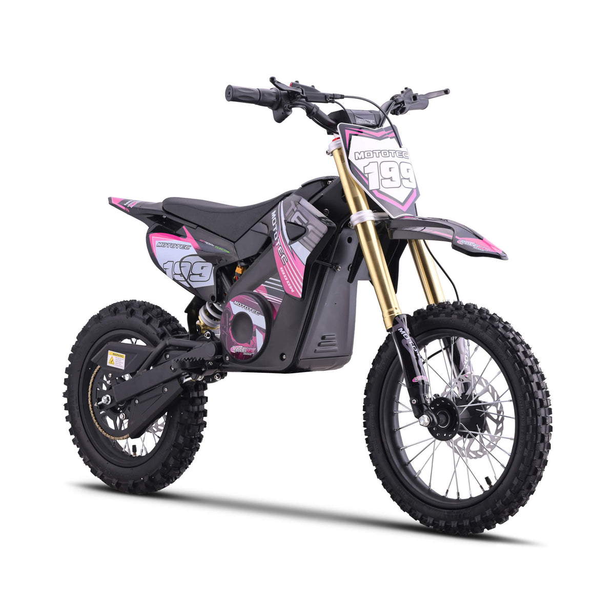 MotoTec 48V 1800W Pro High-Performance Electric Dirt Bike (SAK51948)