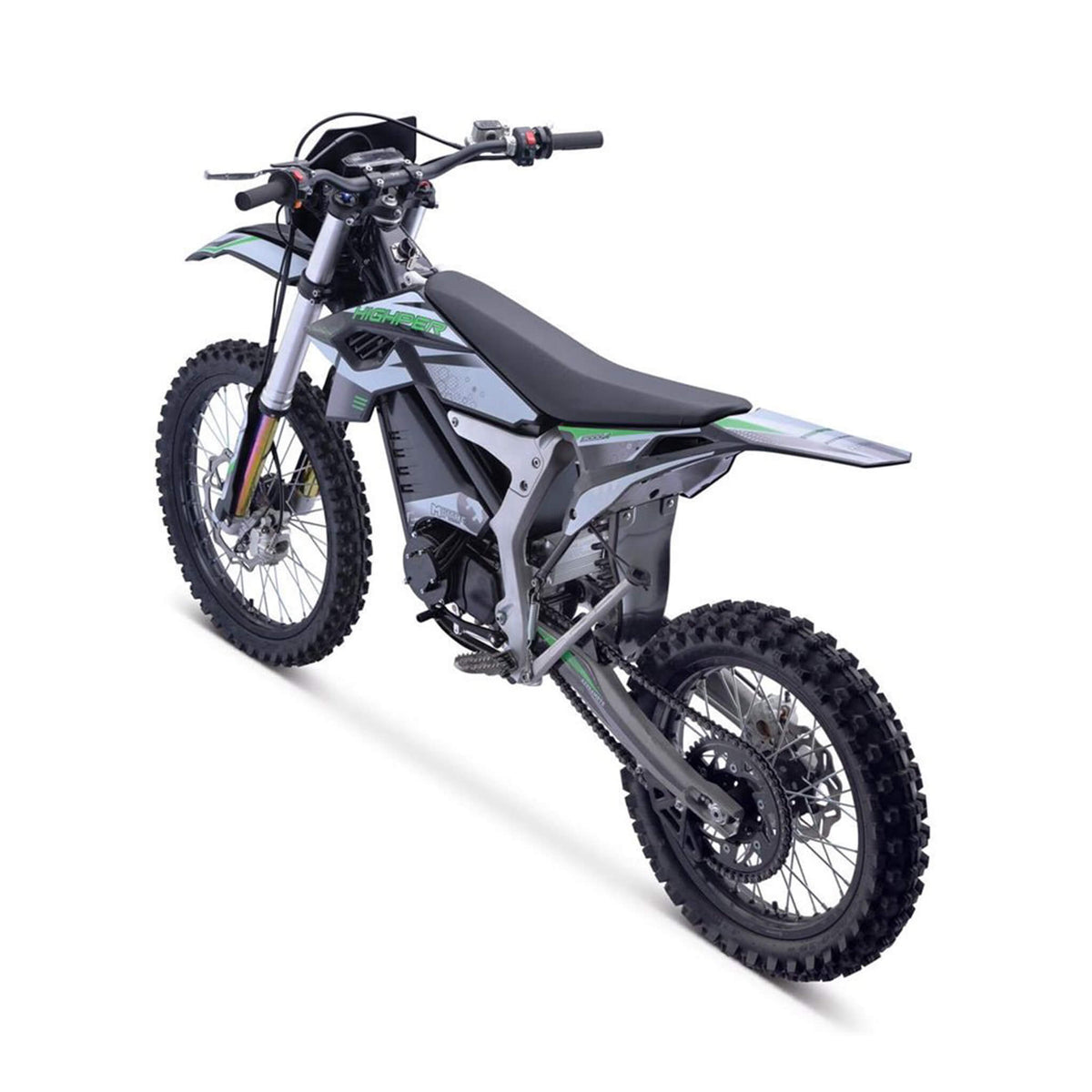 MotoTec Venom High-Performance 72V/12000W Electric Dirt Bike, White (SAK70326)